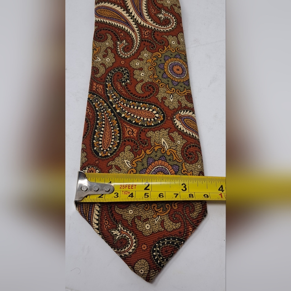 Robert Talbott Best of Class Men's Tie Ancient Madder Paisley Hand Sewn USA 59" - Picture 2 of 14
